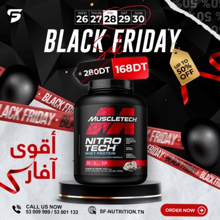 MuscleTech Nitro-Nitro Tech Proteine 4lb - 1,81kg