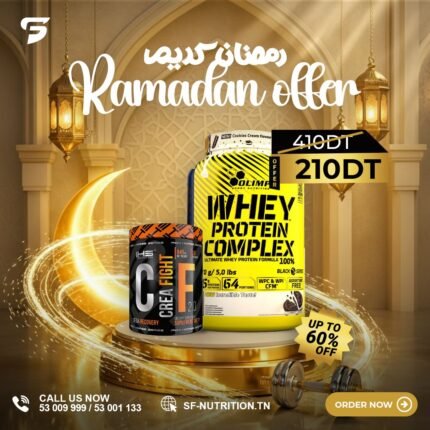 Pack Olimp Whey Complex + Crea Fight