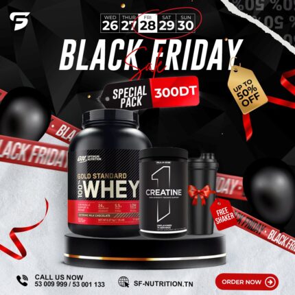 Pack Gold Standard + Rule1 Creatine ( Shaker Offert )